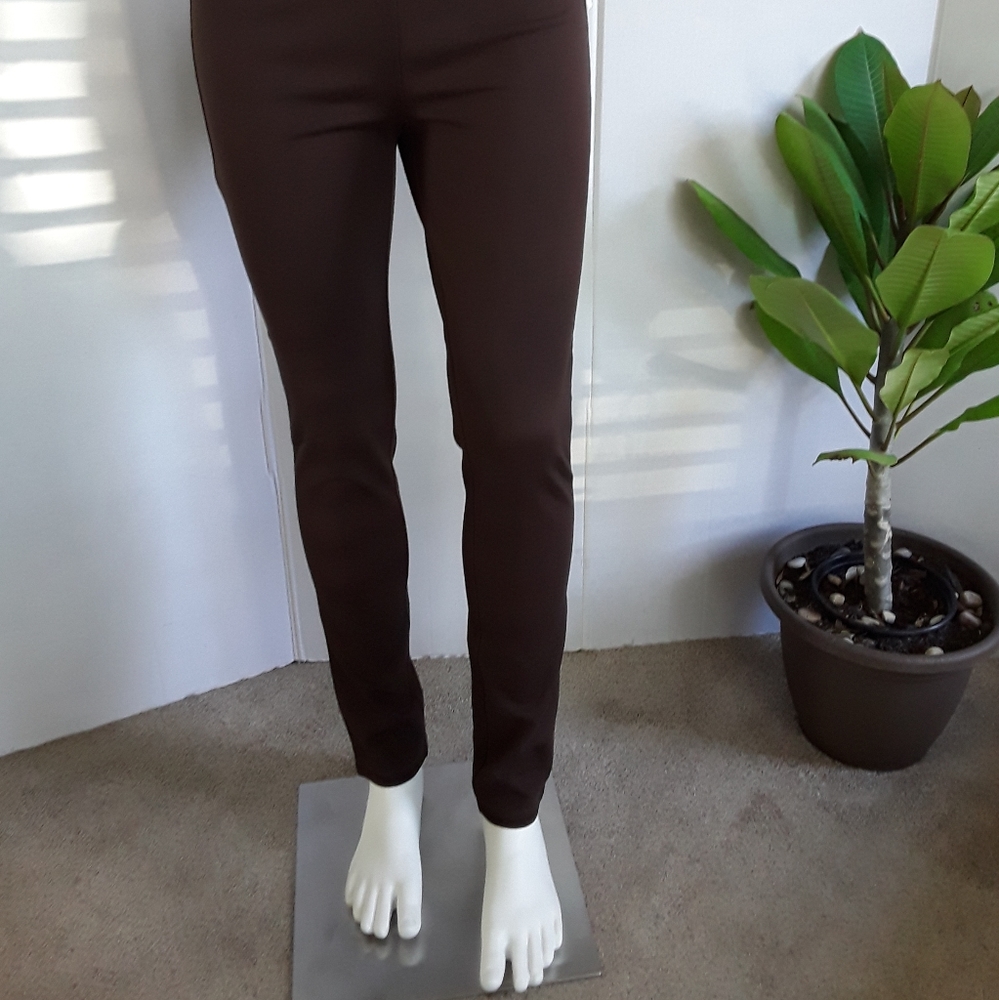 NWT NURTURE INDIAN SUMMER BRN LEGGINGS  MED - Picture 3 of 6